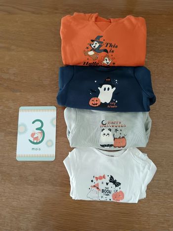 3 pulls et 1 t-shirt ML halloween