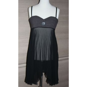 tunique débardeur noir et gris Cop Copine taille 38