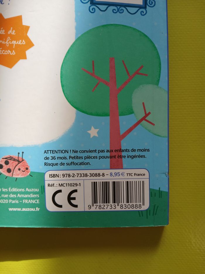 livre je peins avec mes doigts AUZOU - photo numéro 2