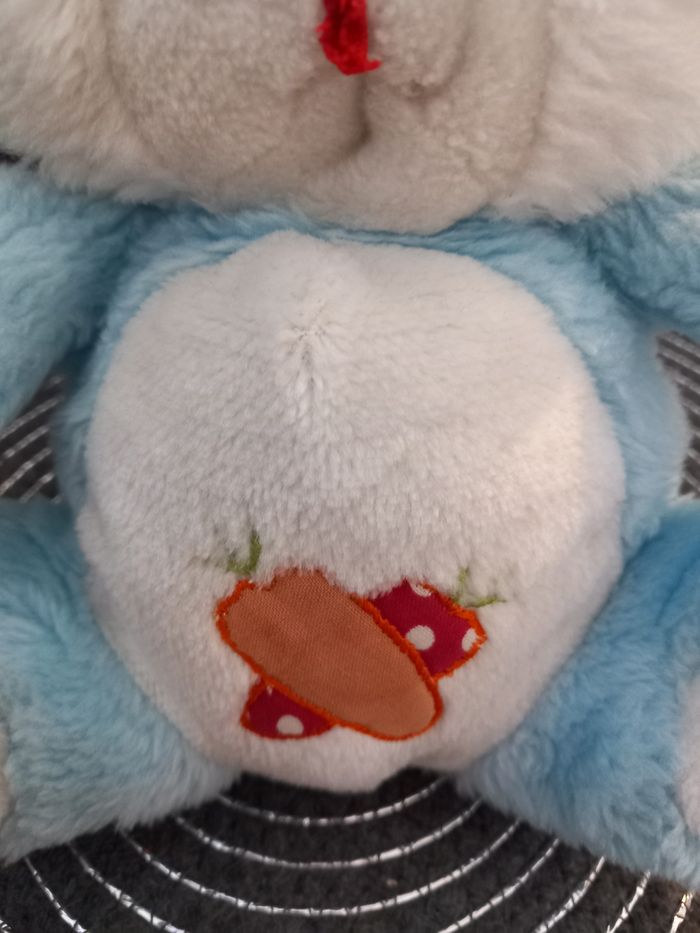 2 Peluches lapins nounours vintages 30cm - photo numéro 6