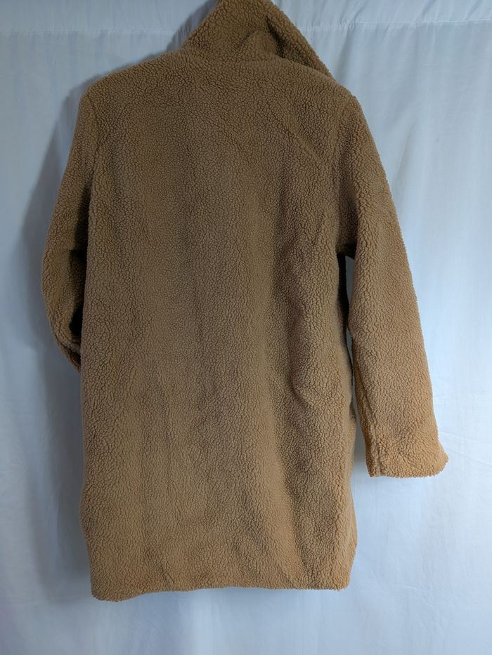 Manteau long femme Couleur marron / beige M doux - photo numéro 2