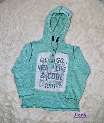 T-shirt capuche garçon 3 ans
