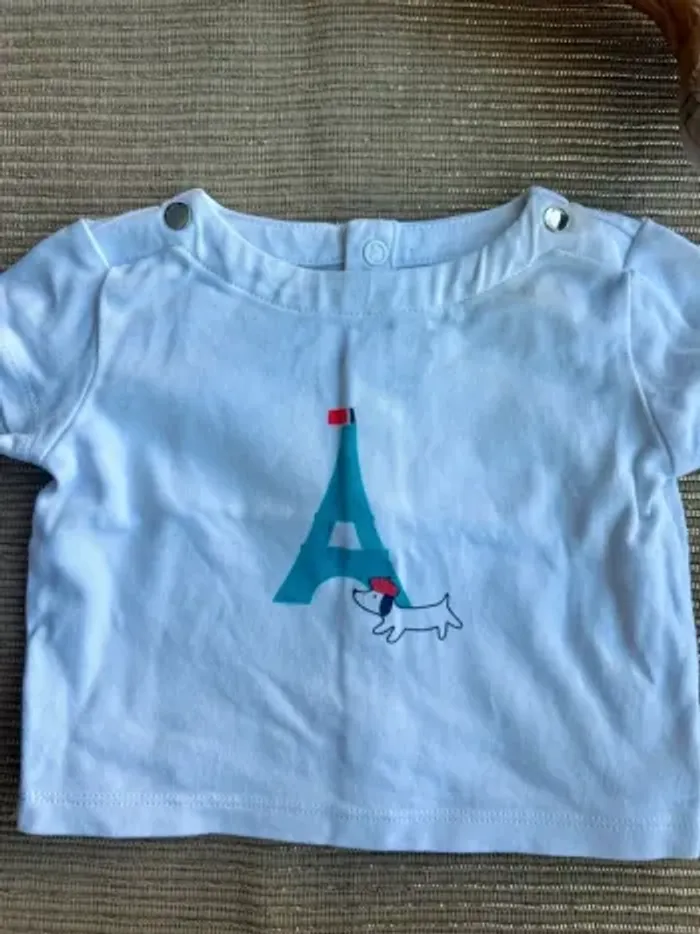 T-shirt taille 3 mois - photo numéro 2
