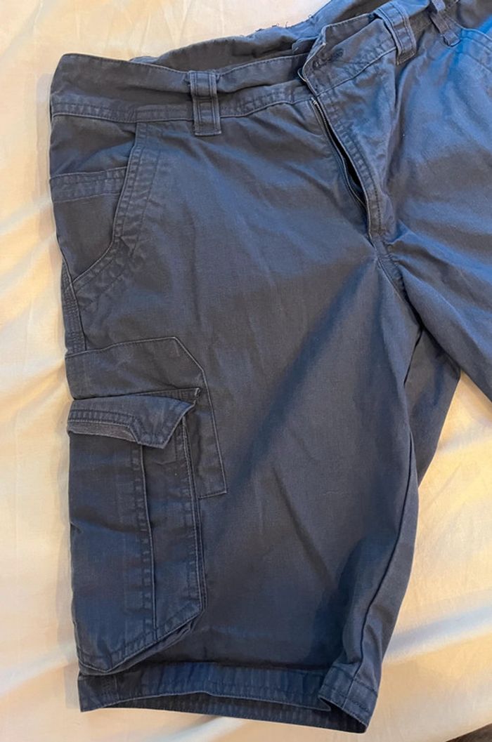 Short cargo poches multiples bleu taille 40 - photo numéro 4