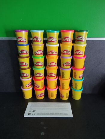 30 pots pâte à modeler playdoh