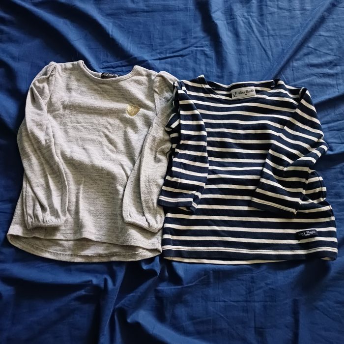 Lot 2 maillots manches longues