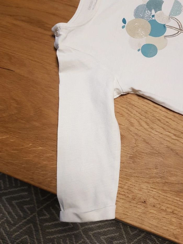 Ensemble bébé 9 mois tee-shirt manches longues et pantalon - photo numéro 5