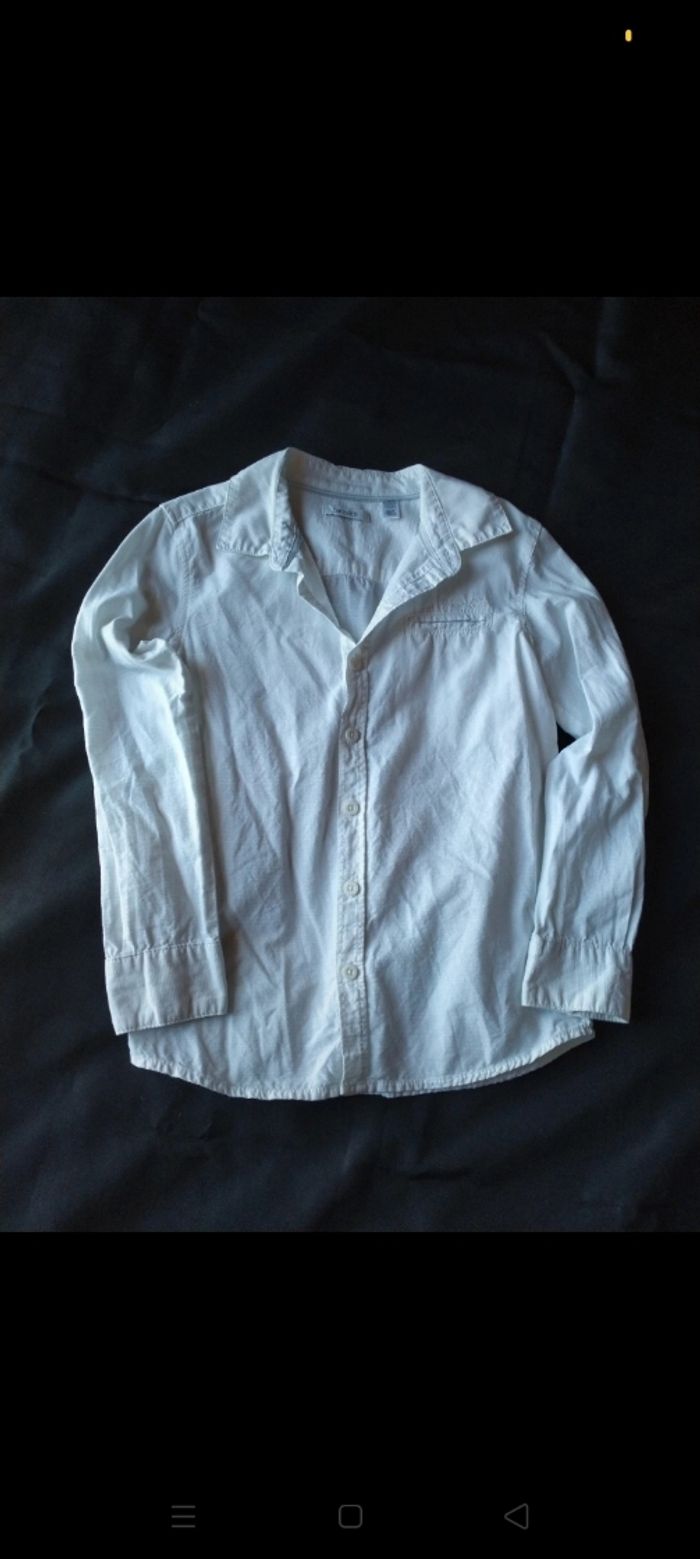 Chemise blanche garçon okaidi