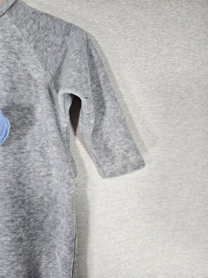 Pyjama velour éléphant  mes petits cailloux 12 mois - photo numéro 4