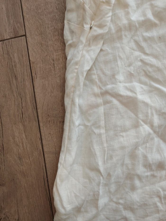 Robe d'été blanche à fleurs fluos taille 36 - photo numéro 7
