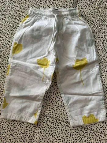 Pantalon léger fleurit 18 mois