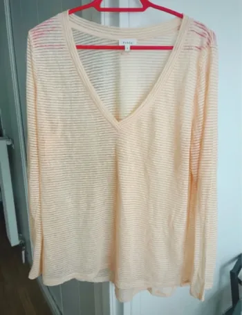 T-shirt  en Lin manches longues Pablo