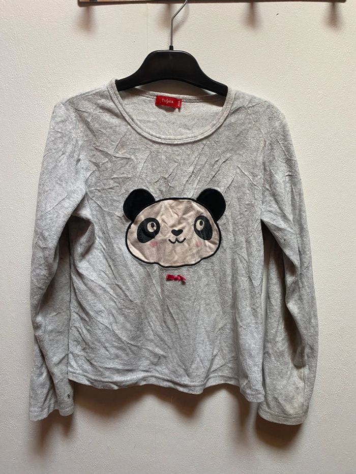 Haut de pyjama avec panda