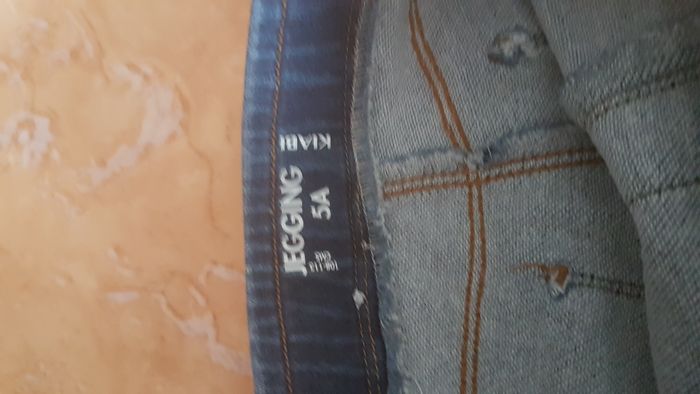 Jegging fille 5 ans bleu Kiabi - photo numéro 2