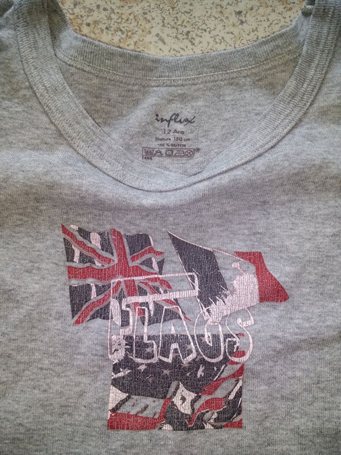 T-shirt influx taille 12 ans - photo numéro 2