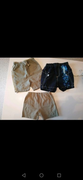 Lot de 3 shorts 6 mois