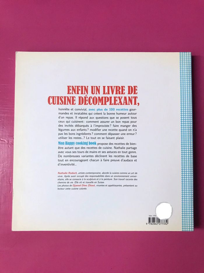 Livre « Mon happy cooking book: la bonne humeur autour d’un repas » - photo numéro 2