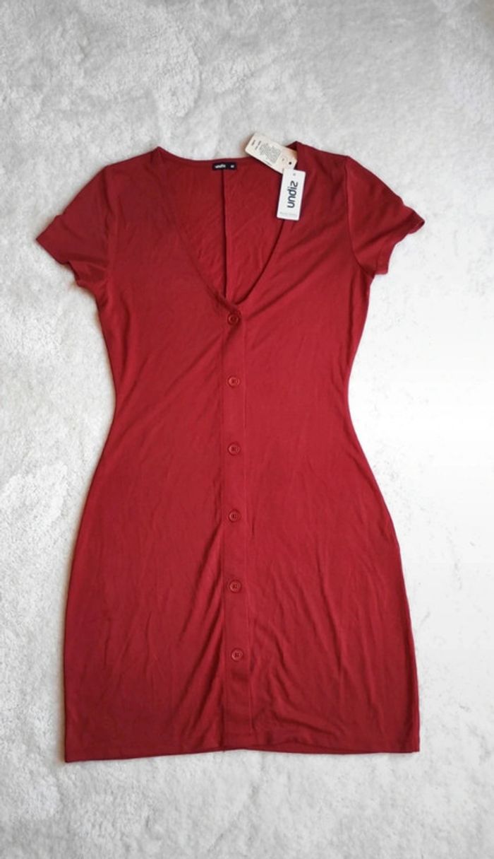 Robe moulante Undiz neuve terracotta M sexy - photo numéro 4