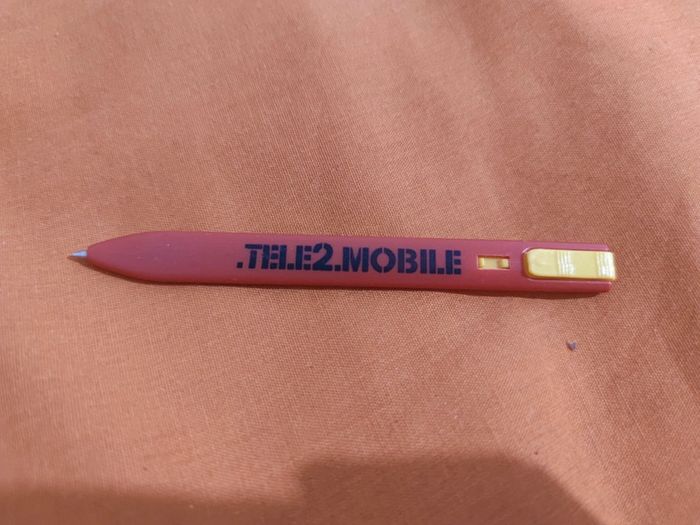 Stylo bille publicitaire tele2 mobile