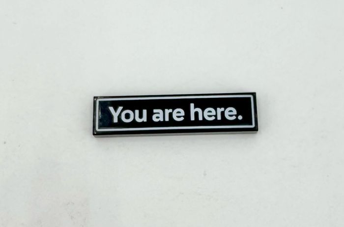 Lego Accessoires Art : Tile 1x4 You Are Here - NEUF - photo numéro 5