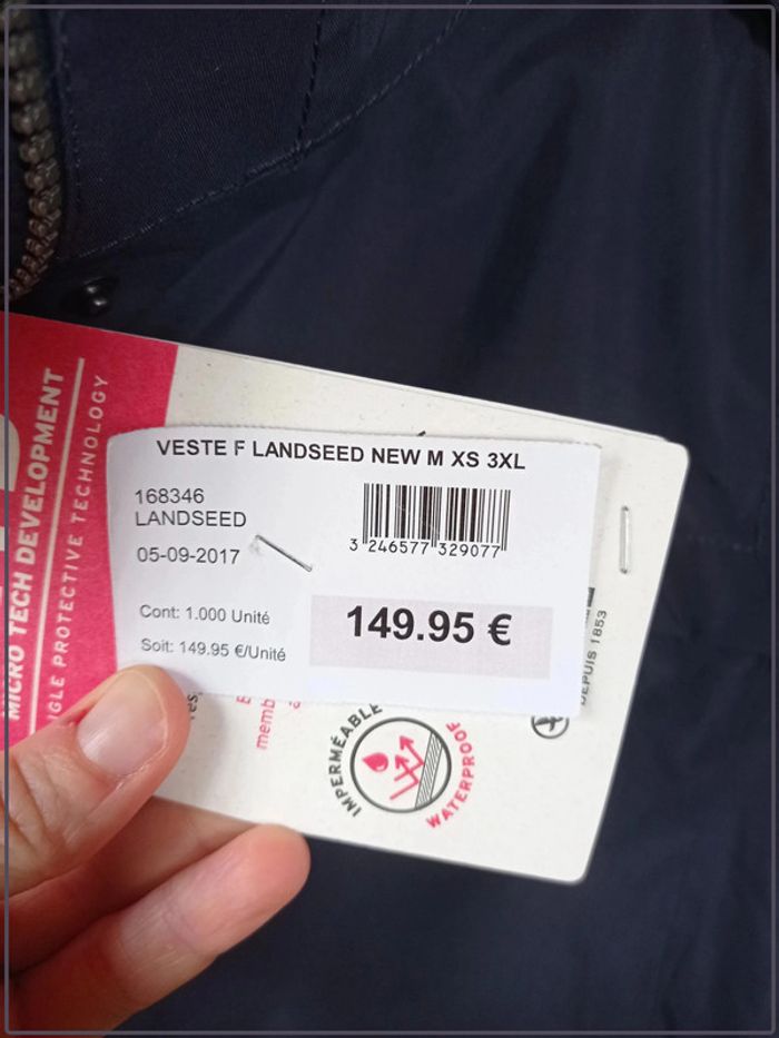Manteau dark navy femme Aigle taille 40 neuf - photo numéro 4
