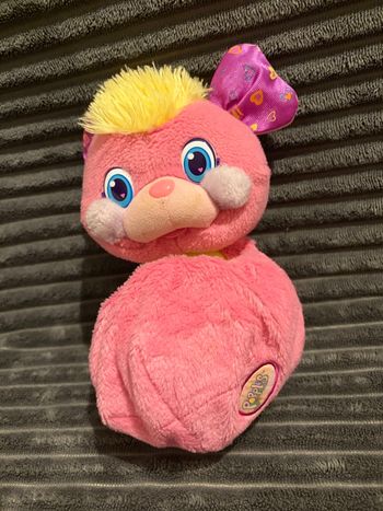 Peluche Popples kissi popp mauve/rose Mattel vintage de 2006/2007