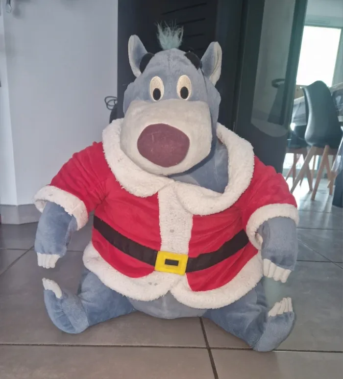 Peluche Baloo Disney en costume de Noël 🎅 - photo numéro 2
