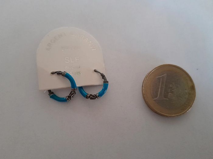 Sublimes fines b o vintage neuves argent 925 - photo numéro 2