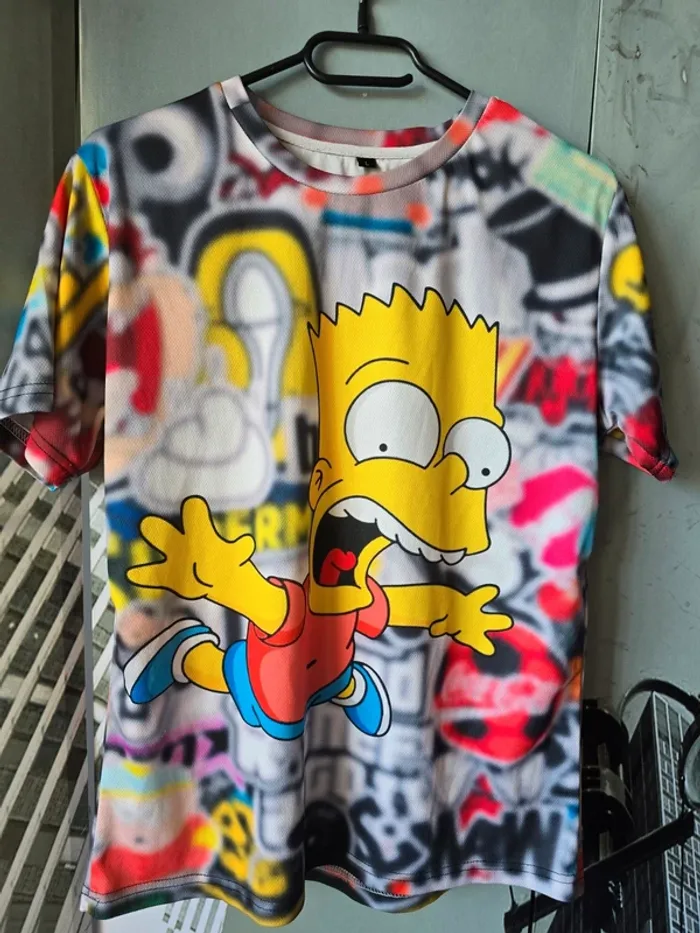 T-shirt Bart Simpson homme – Taille L - photo numéro 3