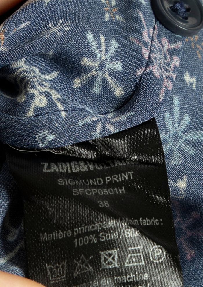 Chemise en soie Zadig & Voltaire Taile M - photo numéro 8
