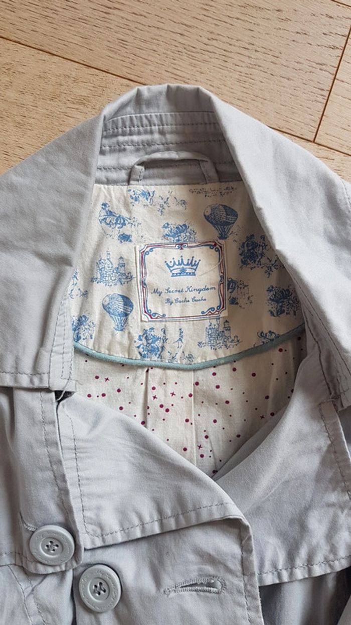 Veste grise cache cache taille1 - photo numéro 5