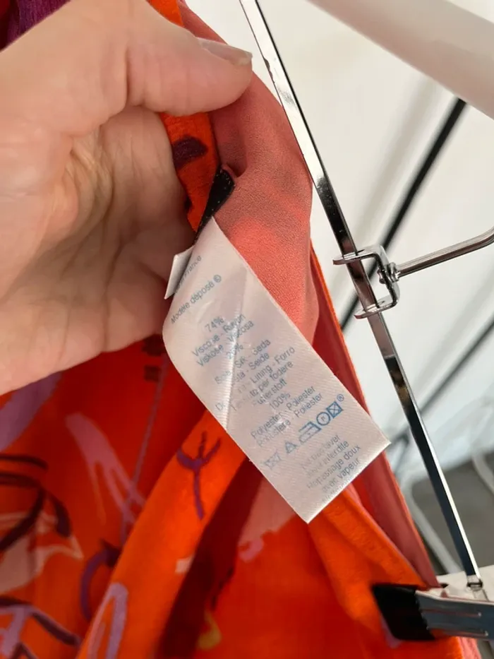 Jupe courte orange Christian Lacroix - photo numéro 4