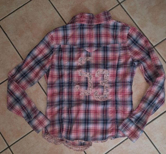 Chemise Levis 14 ans rose carreaux - photo numéro 18