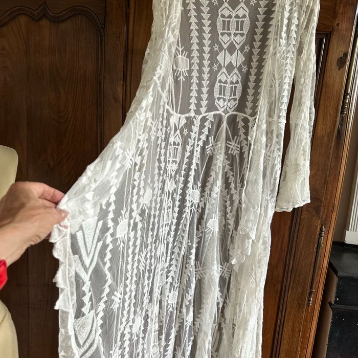 Gilet long blanc, Shein, taille S - photo numéro 3