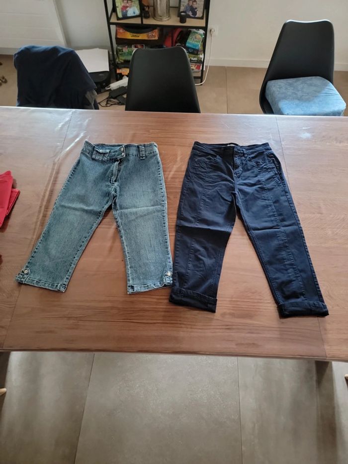 Lot de 2 pantacourts femme 36
