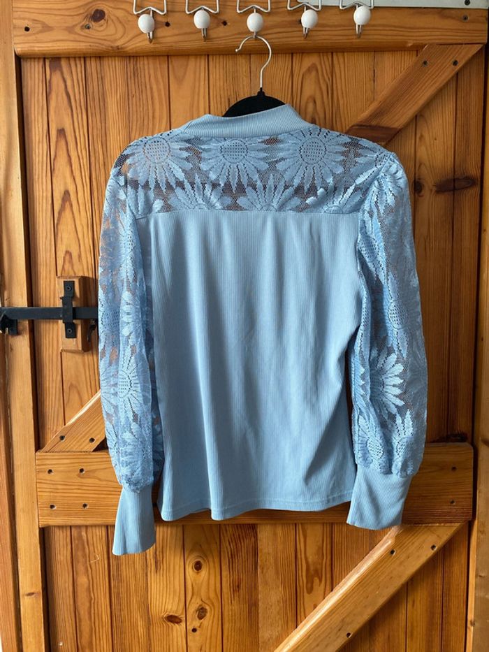 T-shirt bleu clair taille XL - photo numéro 5