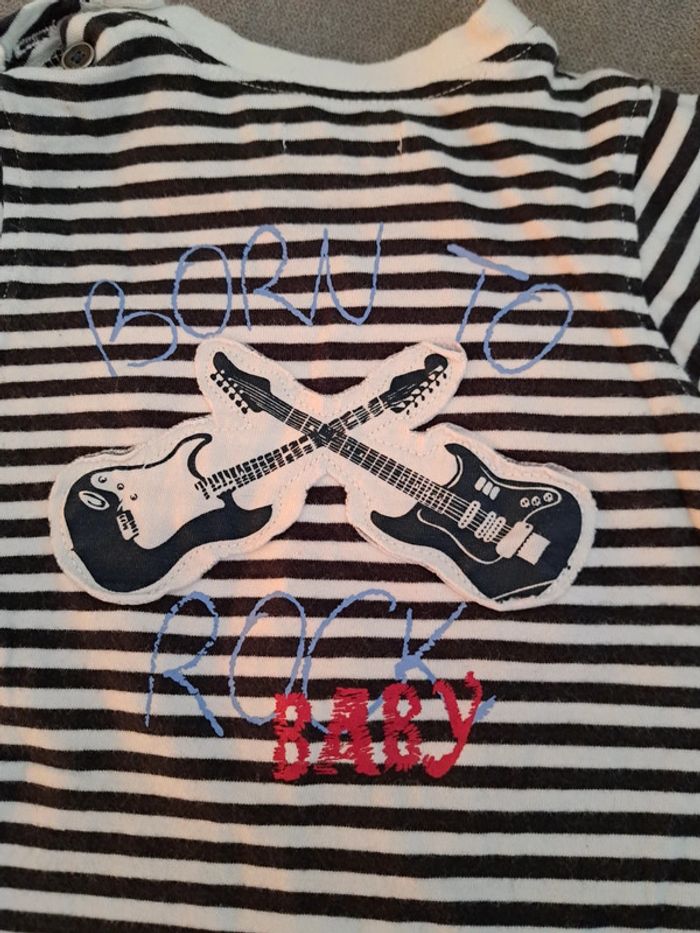 T-shirt manche longue 6 mois grain de blé - photo numéro 3