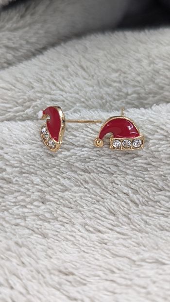 boucles d'oreilles Noël