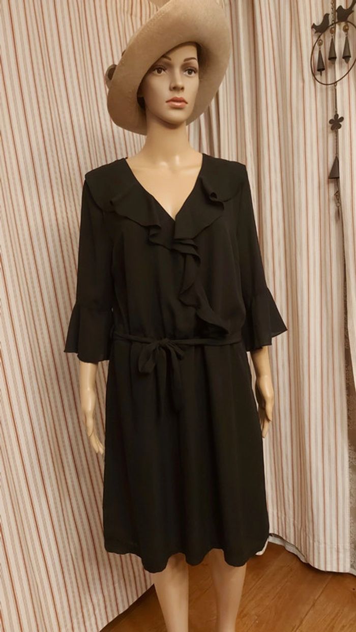 Robe noire Vila Joy t L - photo numéro 7