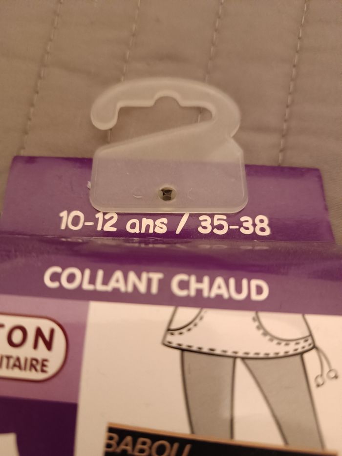Collant chaud gris foncé - photo numéro 2