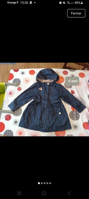 Imperméable Sergent Major taille 6 ans