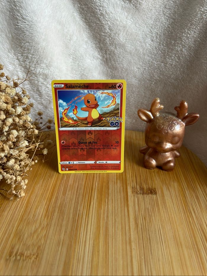 🔥 Carte Pokémon Salamèche 008/078 – Pokémon GO (2022)
