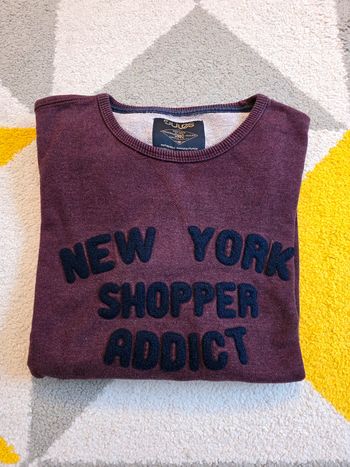 Sweat Jules couleur bordeaux Taille L