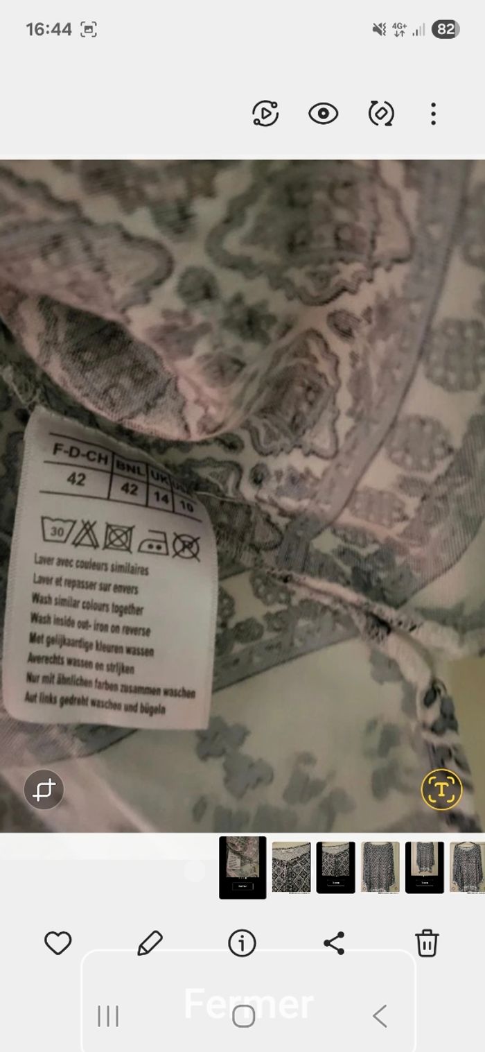 Blouse manche 3/4 - photo numéro 4