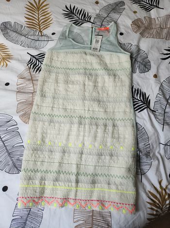 Robe cache cache vert d eau