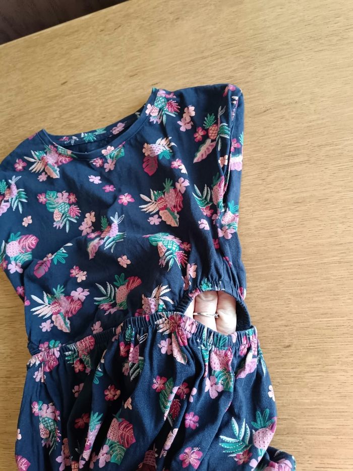 Robe fleurie bleue - photo numéro 2