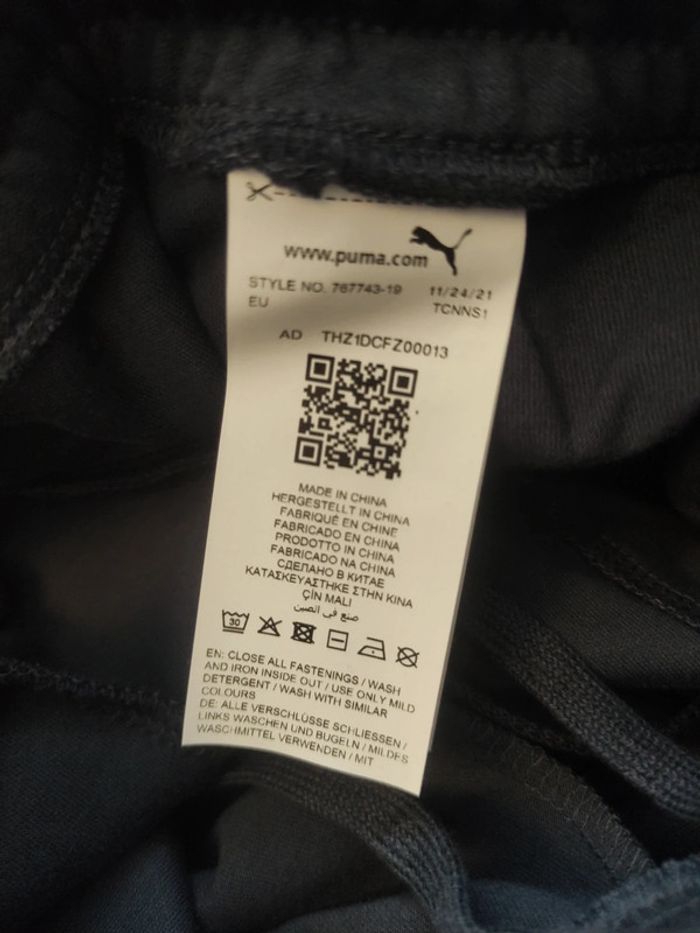 Pantalon de foot Manchester City, Puma Authentique Officiel taille enfant 12/13 ans, Neuf - photo numéro 8