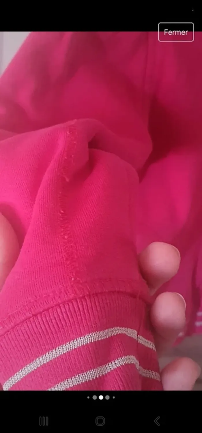 Veste /gilet fourre polaire 6 ans fille avec capuche - photo numéro 7