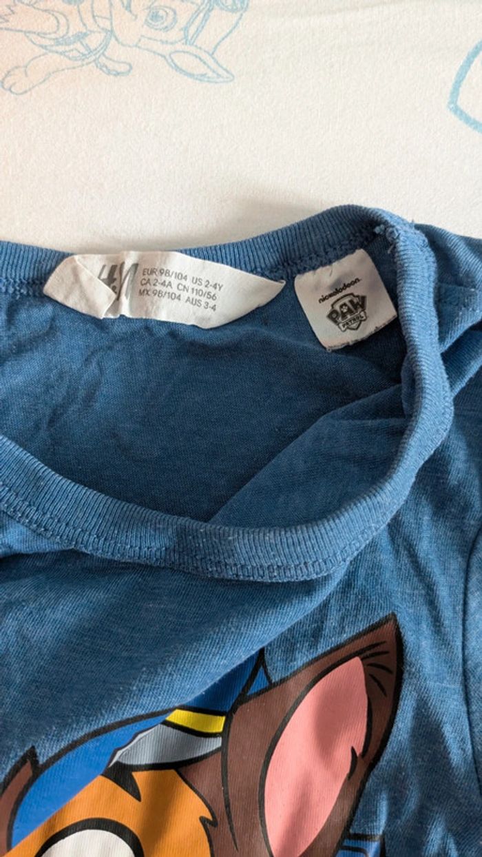 T-shirt h&m chase pat patrouille - photo numéro 2