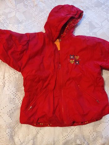 parka rouge 6 ans